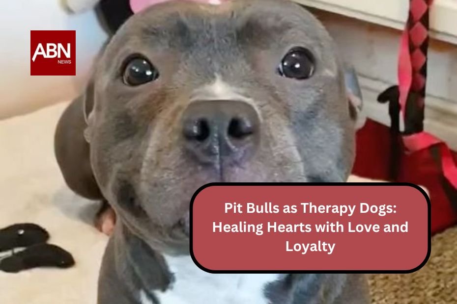 Pit Bulls as Therapy Dogs: Healing Hearts with Love and Loyalty